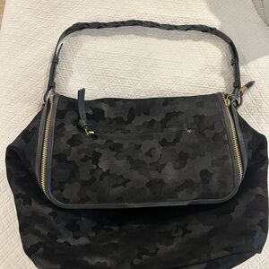 Kempton & Co Rough Night Camo Suede Bag